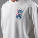 Oversized T-shirt kaizen Japanese logo